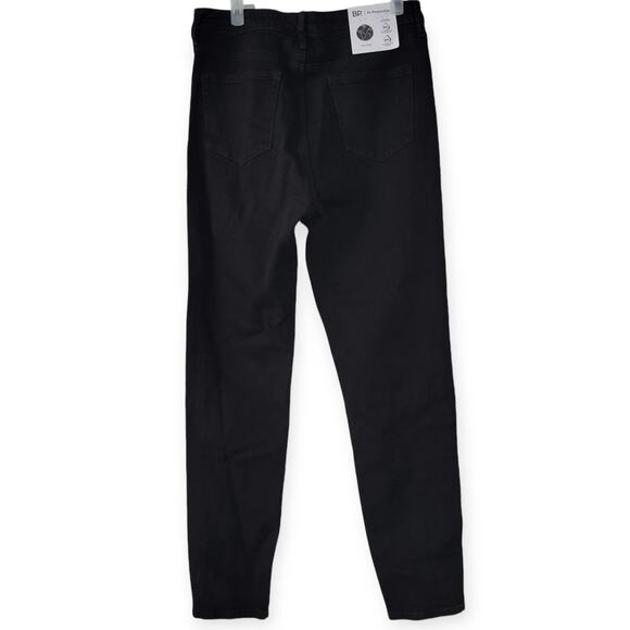 BP. High Rise Skinny Black Exposed Button Fly High Rise Jeans Women Sz 30 - Picture 6 of 10